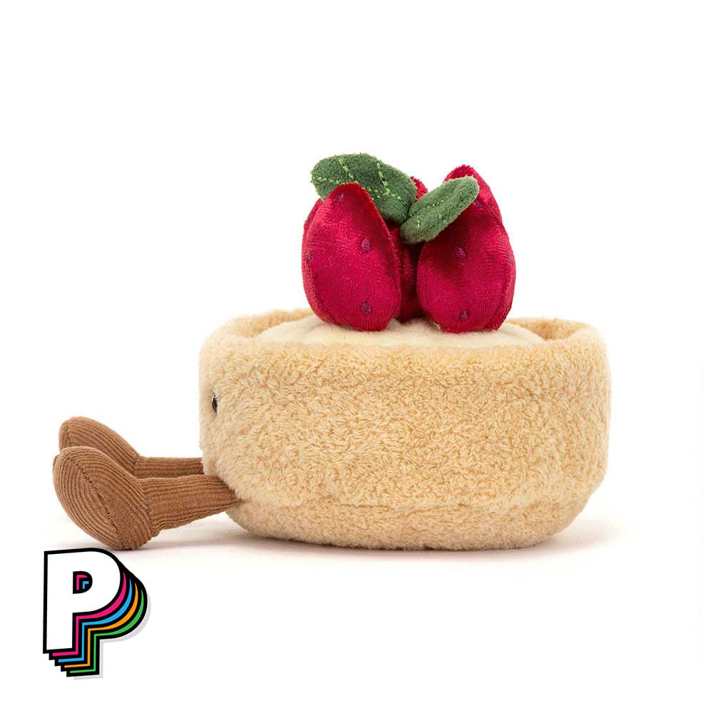 côté peluche Tarte au Fraise Fleurette Amuseables de Jellycat