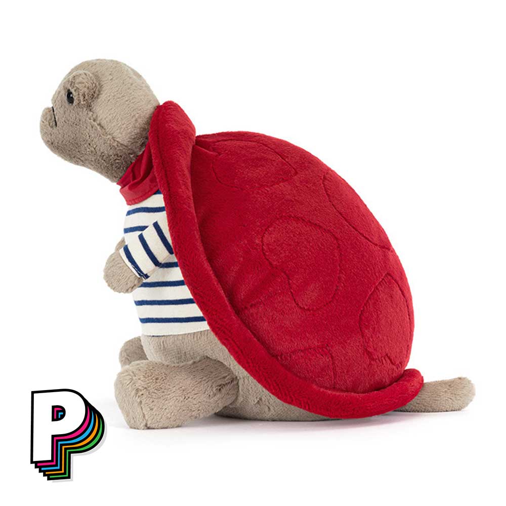 Peluche Tortue Timmy Romantique de Jellycat de côté