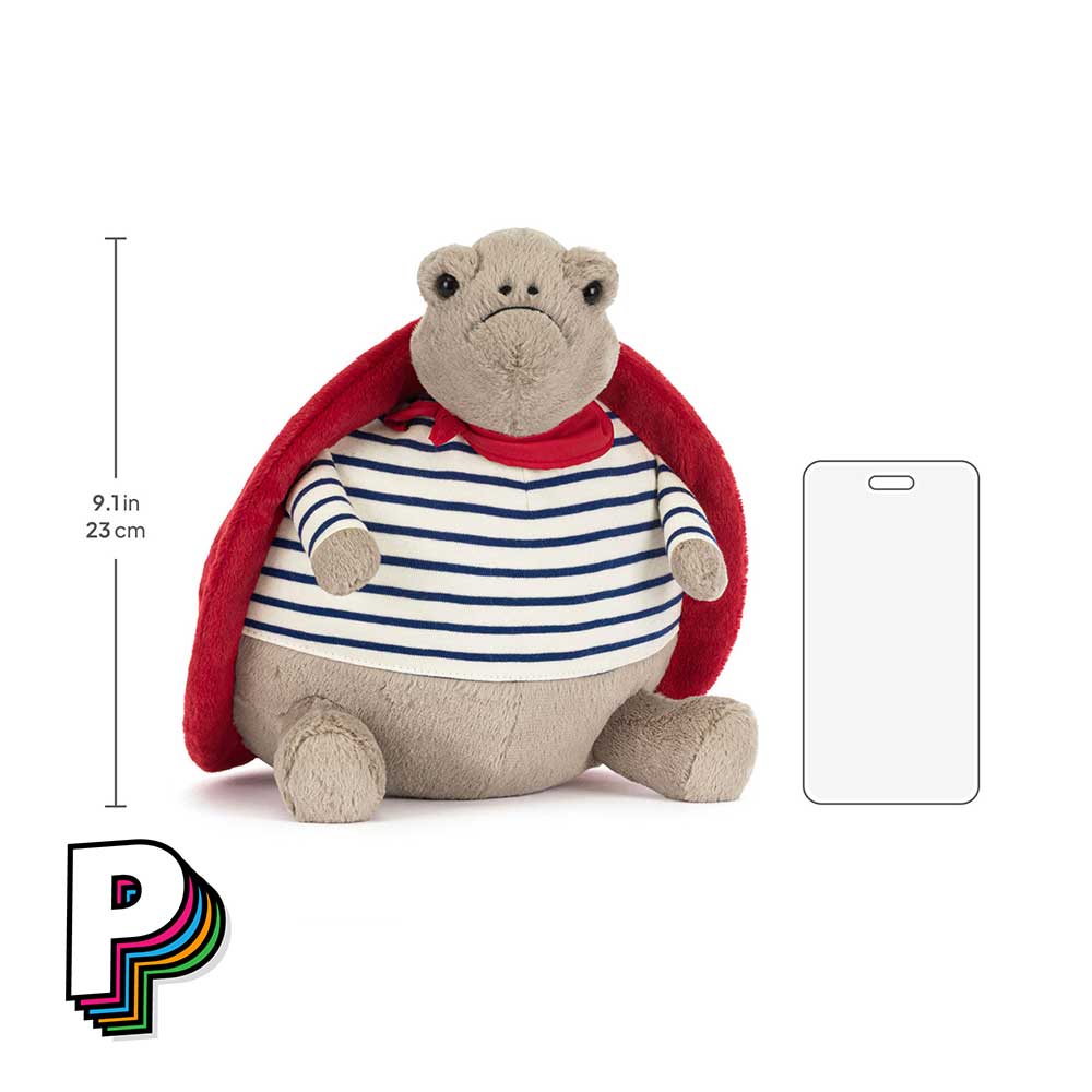 Dimensions : Peluche Tortue Timmy Romantique de Jellycat