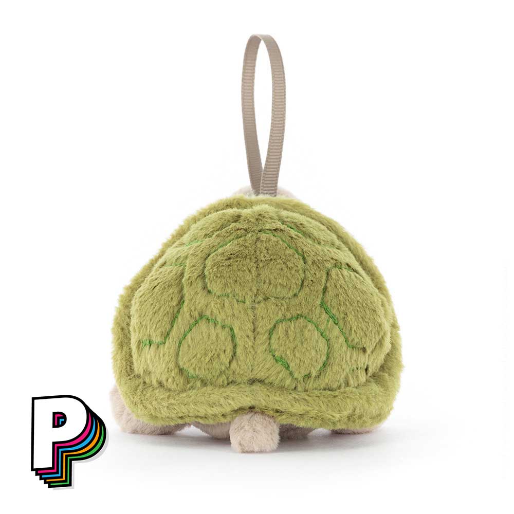 Peluche à suspendre Timmy Tortue Grogon de Jellycat de dos