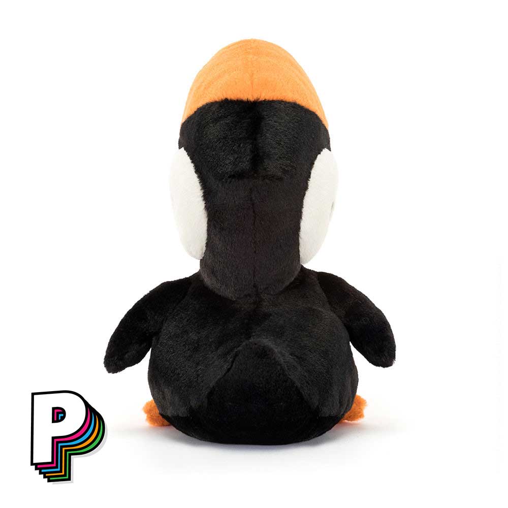 Peluche Toucan Bodacious Beak de Jellycat de dos
