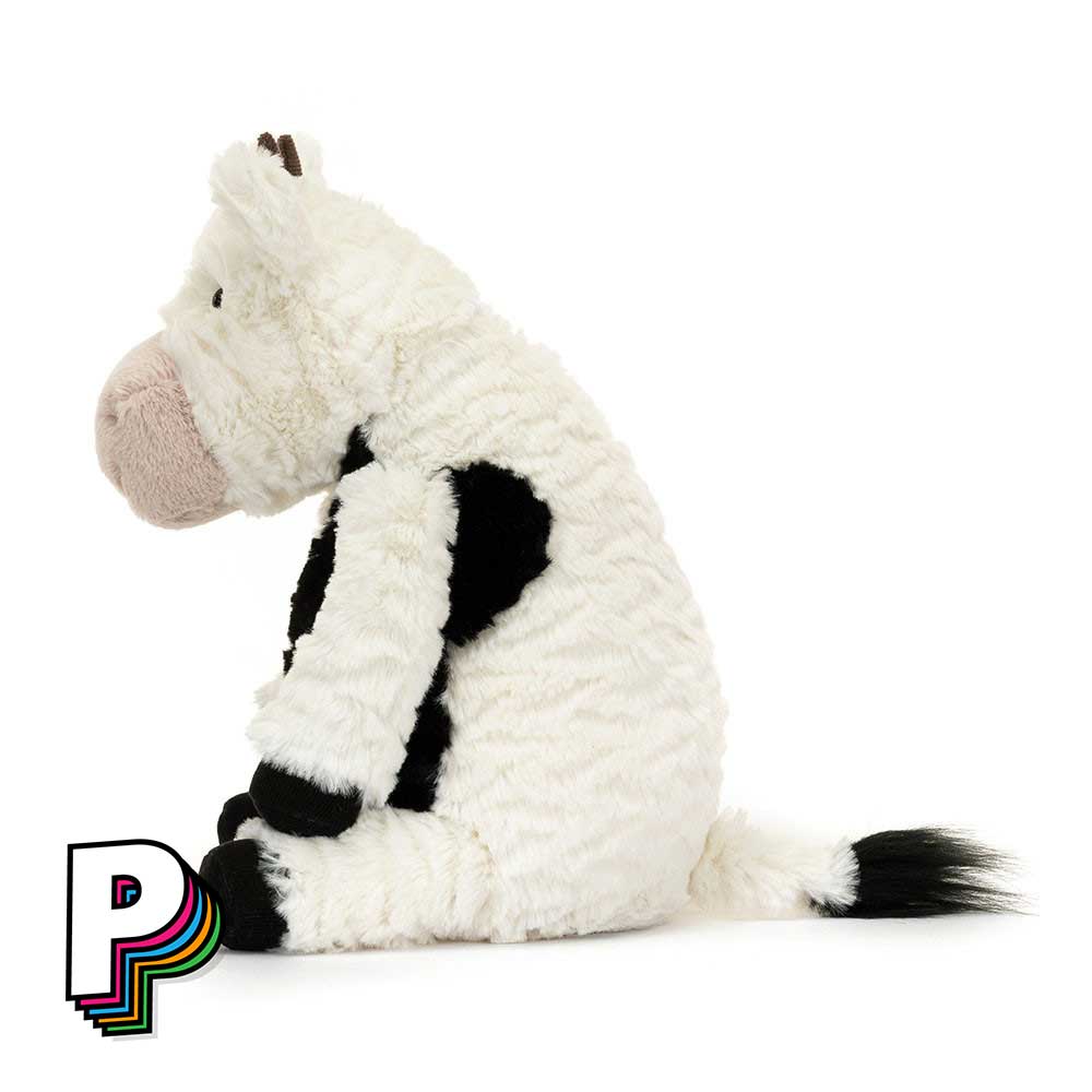 Peluche Mooliet vache de Jellycat de côté