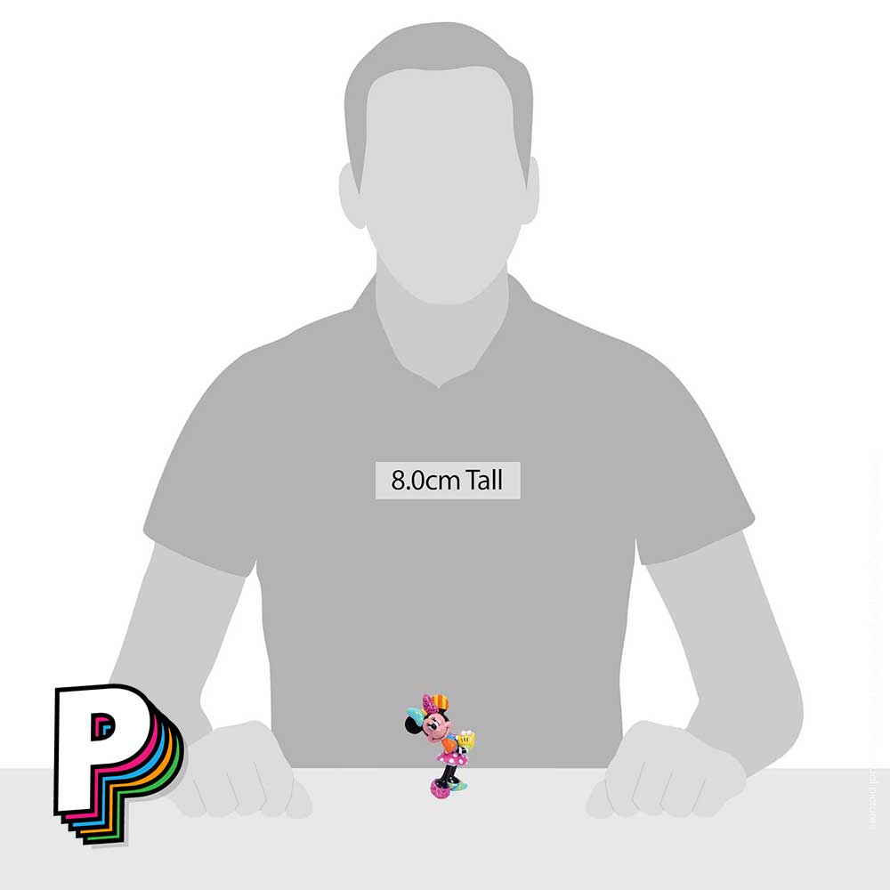 Mini Figurine Souris Minnie Mouse Disney by Britto taille par rapport à humain