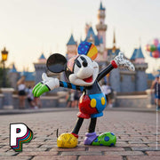 Mini Figurine Mickey Mouse Disney by Britto avec chateau disney en BG
