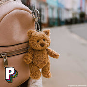 Le porte-clé ours Bartholomew sur un sac à Londres