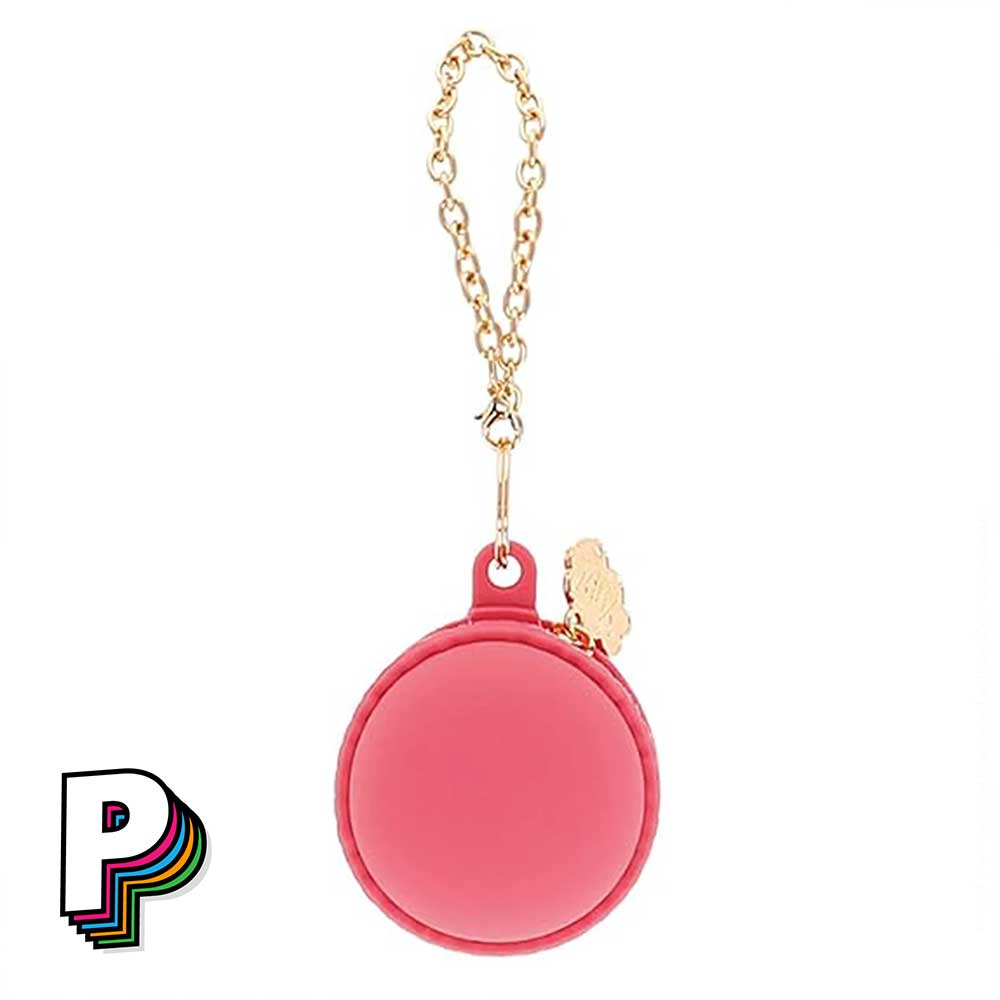 Porte-clé trousse Macaron Framboise de YUP!
