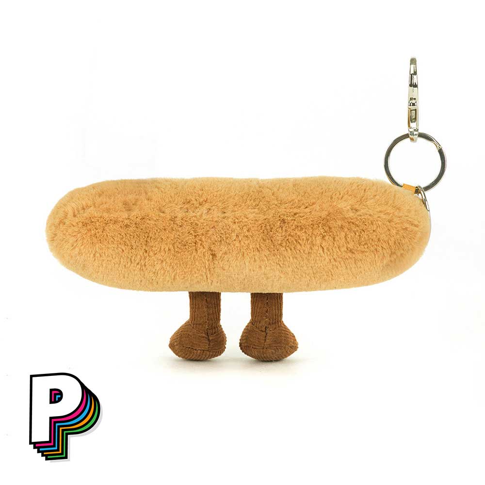 Porte-clé peluche baguette Amuseables de Jellycat de dos