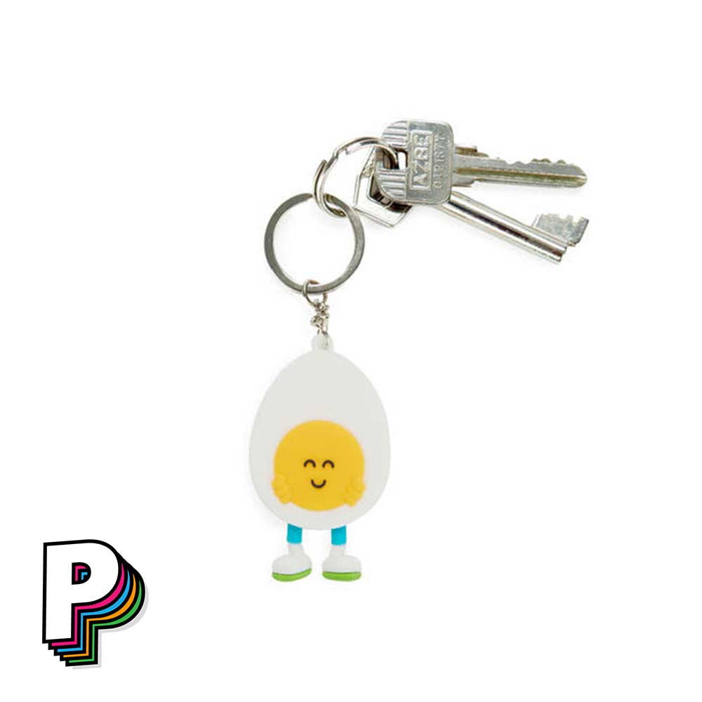 Porte-clés Eggo Chan Oeuf Kawaii avec clés
