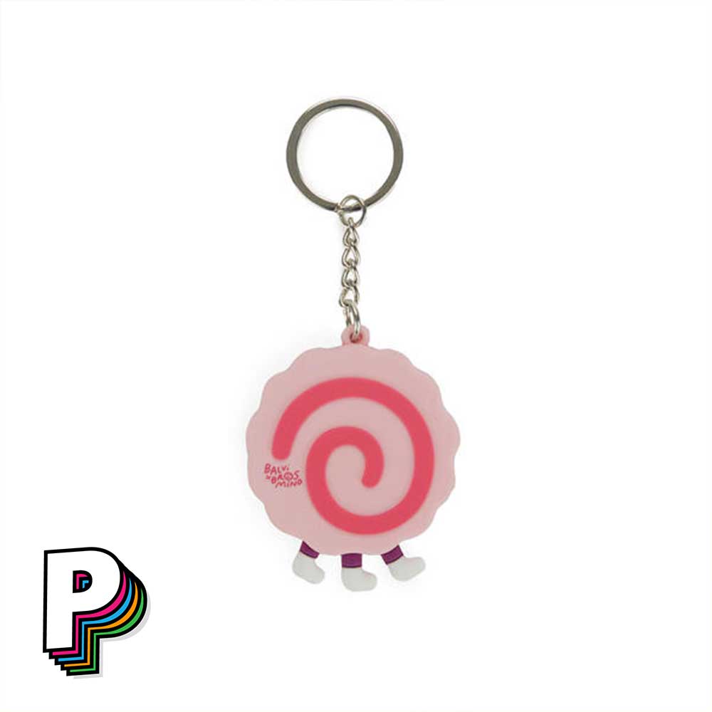 Porte-clés Narutomaki Naru San Kawaii Ramen de dos