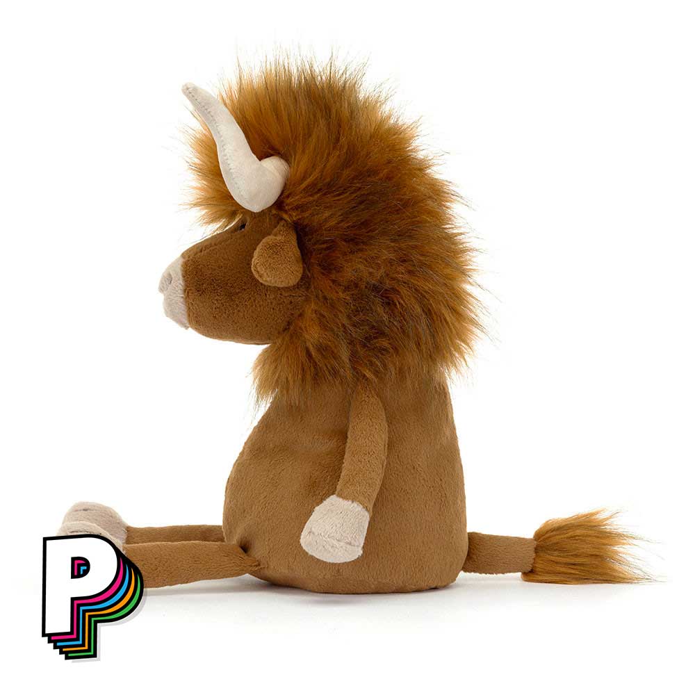 RAM4BL taureau doudou de côté