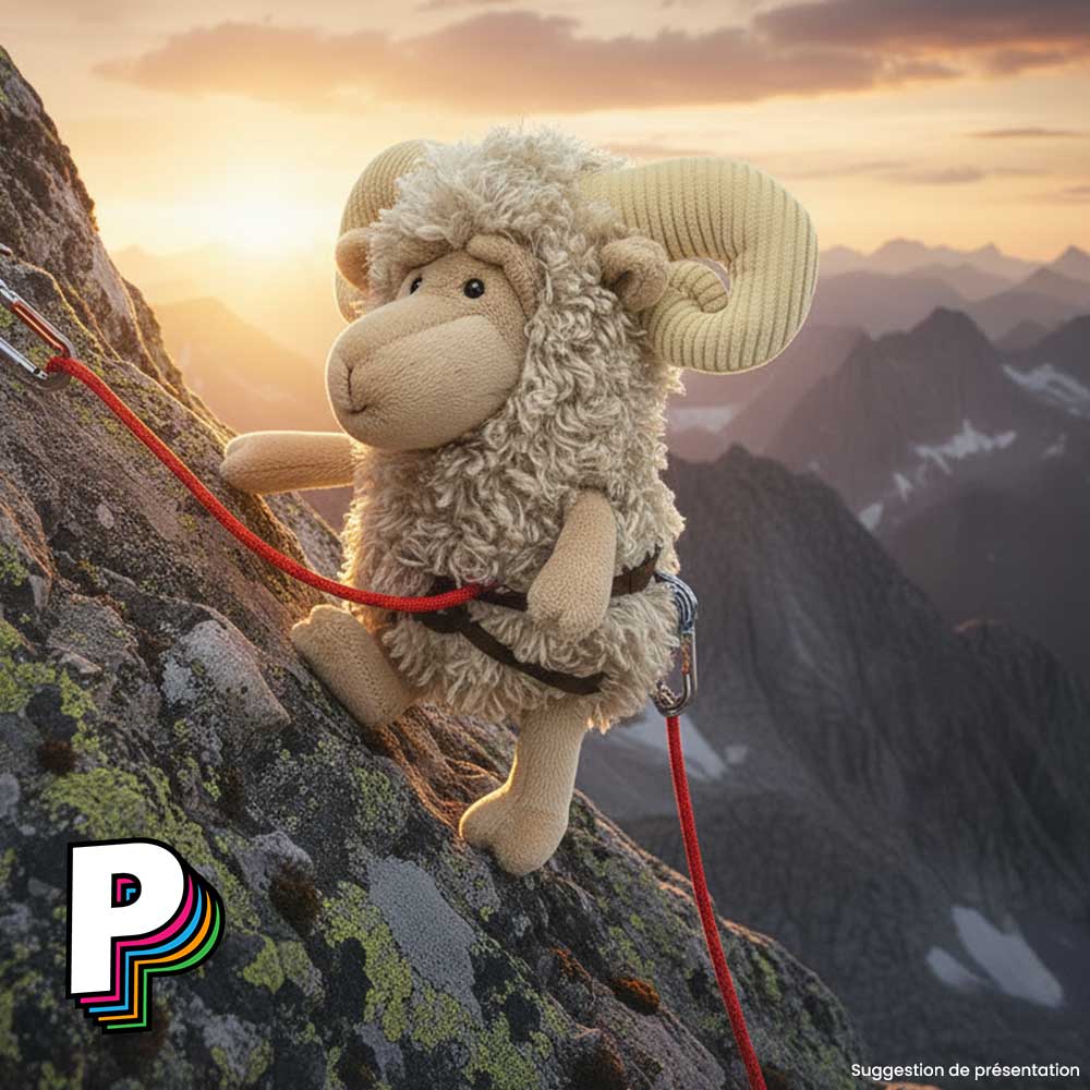 Peluche Mouton Bighorn Ramsley de jellycat