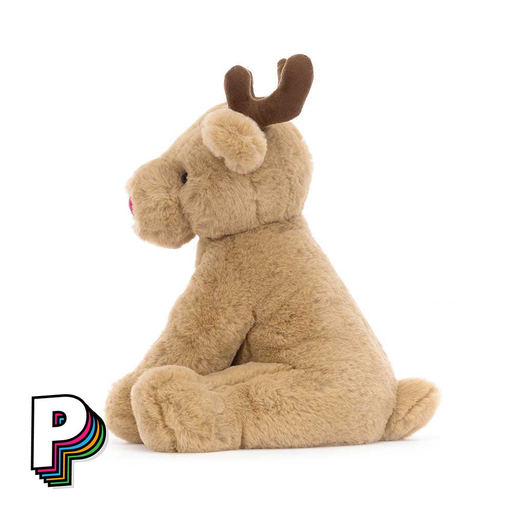 Peluche renne Romi reindeer Jellycat de côté