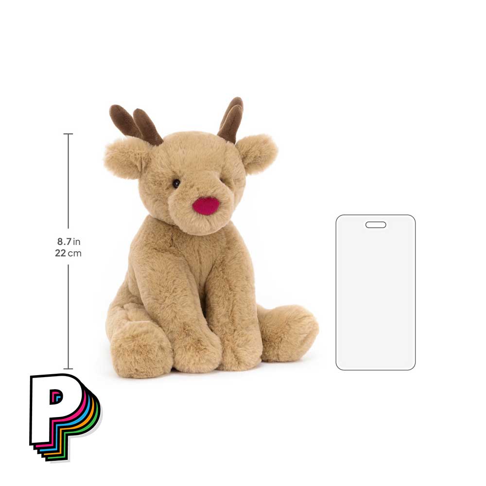 Peluche Romi Renne Jellycat Dimensions 22 cm
