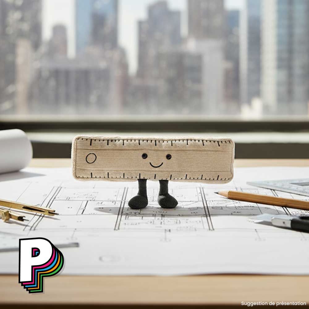 Peluche règle de Jellycat