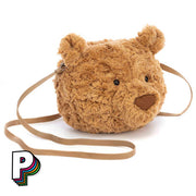 Sac peluche tête ours Bartholomew Bear de Jellycat