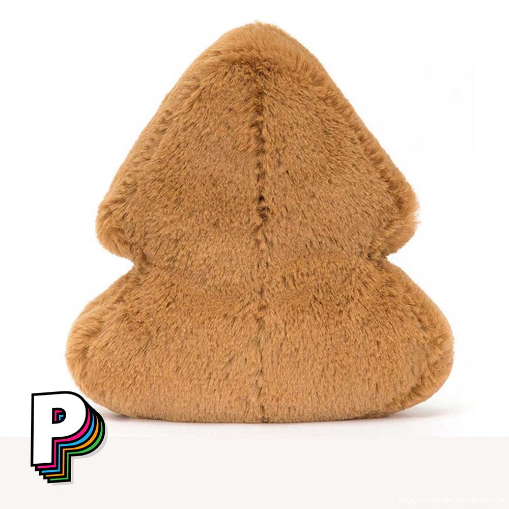 Peluche Cookie Sapin de Noël Jellycat de dos