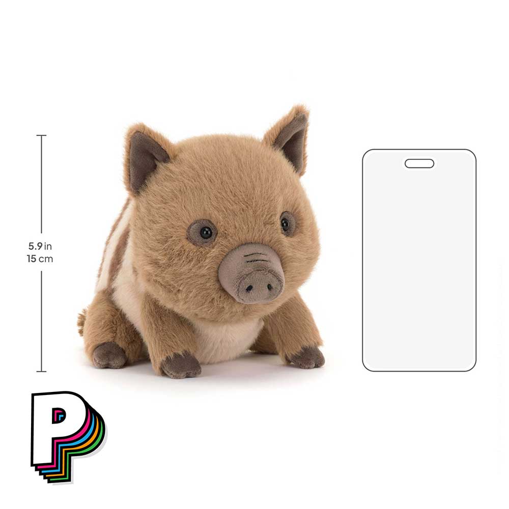 Dimensions : Peluche Sanglier Swinley Boar de Jellycat