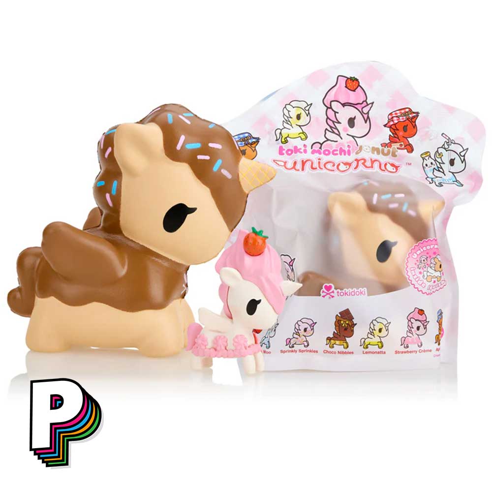 Blindbox Toki Mochi Donut Unicorno Licorne Tokidoki Les 2 licornes et le sachet