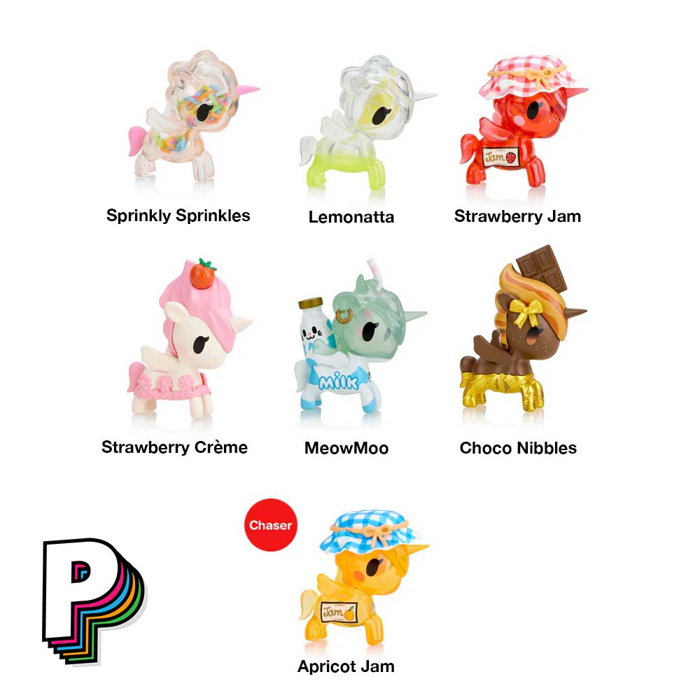 Blindbox Toki Mochi Donut Unicorno Licorne Tokidoki Les figurines Licornes à collectionner 
