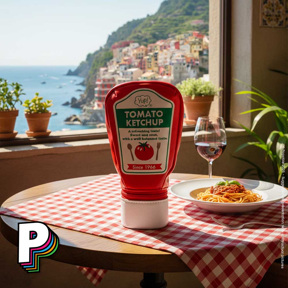 Trousse Bouteille de Ketchup by Yup! restaurant italien