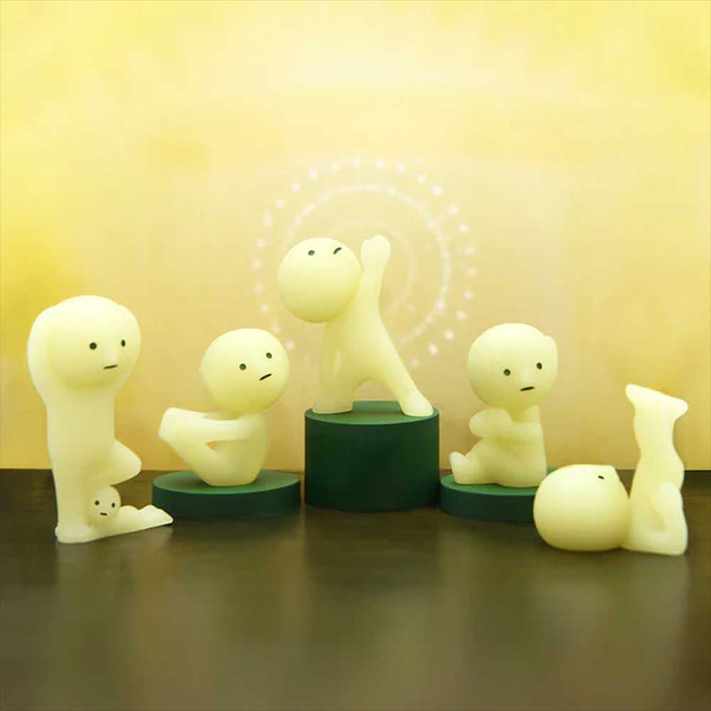 Figurine Smiski Yoga Blind Box : 5 figurines de jour